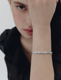 H-Link AB(W) Duo Line Pave Bangle