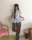 Chiring Frill String Blouse