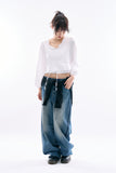 Mori satin blouse