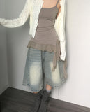 Rating Frill Unbalanced Sleeveless