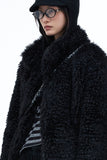 Tomer High Neck Fur Coat