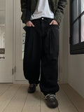 Brit Pleats Pintuck Balloon Pants