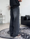 Rat Domingo Curved Denim Pants