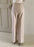 Eslin Two Pin Tuck Wide Slacks
