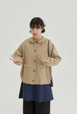 [BAONHAUS] Hydrin Pocket Round Collar Cotton Jacket
