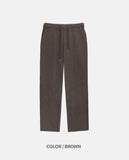 Corduroy pleats pants