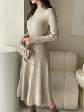 Mender Flare Knit Long One Piece