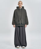 Curve Pocket Washed Hoodie