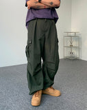 Ite Pintuck Nylon Cargo Pants