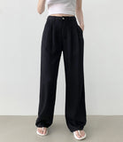 Pin Tuck Tencel Cooling Lightweight Wide Cotton Pants
