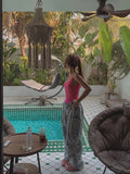 Pick Colorful Back Slit Monokini