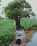 Sheer Jovian Wrap Skirt