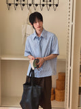 [PLAN MADE/MADE] Infold ST Tie Short Sleeve Shirt