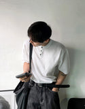 CK linen henly half knit