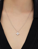 Essence Silver (W) Moissanite Bain Necklace