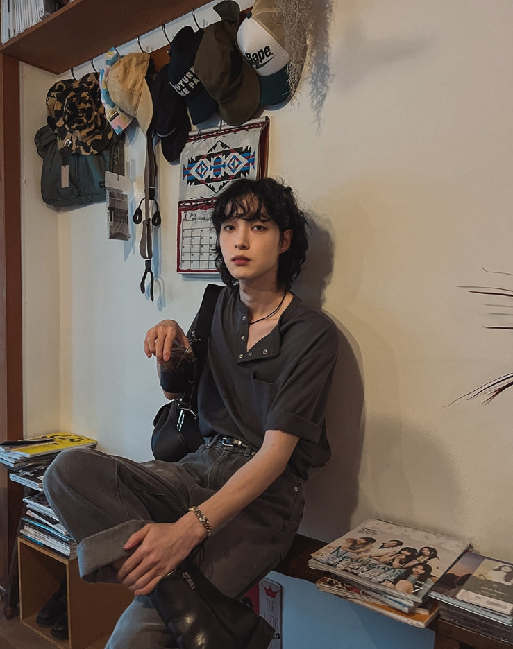 【2plan】Slab Cat Brush Washing Denim 2plan】Slab Cat Brush Washing Denim (2plan/デニム・ジーパン