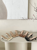Jyubeulri strap sandal heel (6 cm)