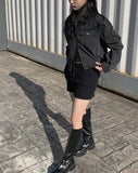 Porter Black Denim Jacket