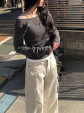 Beto Pocket Cargo Wide Cotton Pants