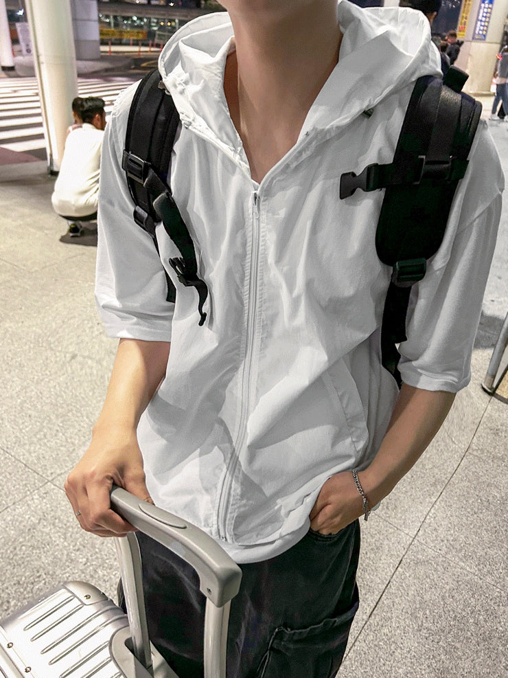 [COSYHARU公式]crop nylon hooded vest 送料・関税込み COSYHARU (コシハル) - クロップドナイロンフードベスト