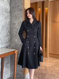 Colette Tailored Collar Double Flare One Piece