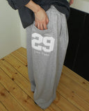 Vermi Number Patch Banding Strap Snap Button Training Long Pants