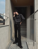 [MADE] Dews black bootcut denim