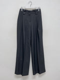 Taize Button Two-Tuck Wide Slacks