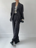 Jane Bjo High Waist Wide Slacks