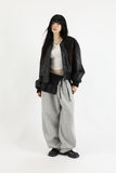 Ari cotton brushed balloon pants