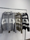 Clos Knit Hooded Zip-Up