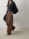 414 Rivet Cotton Wide Pants