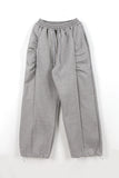 Side puff brushed pants