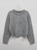 Mohair Mix Wool Crop Knit