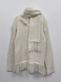 [Muffler SET] Vintage Boucle Long Knit