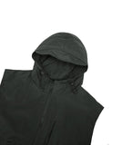 4 Pocket nylon hood vest
