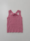 Berry Halter Sleeveless Knitwear