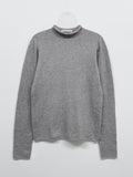 Soft Mock Neck Knit T-shirt