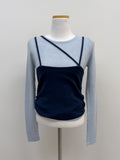 Miku Layered Knit T-shirt