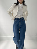Cellion Wool Tweed Short Jacket