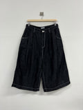 Linen Bermuda Denim Pants