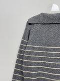 [Plan] Stripe Sailor Raglan Collar Knit