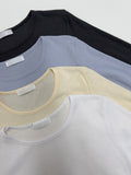 Sleeve See-through Long Sleeve T-shirt