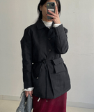 [Belt SET/2oz] Otaru Single Padding Coat Jacket