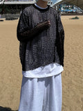 Summer Cutting Mesh Knit