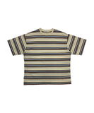 Ash Pigment Stripe Short Sleeve T-shirt
