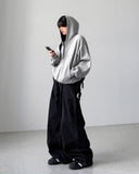 Applique Crop Hood Zip-Up
