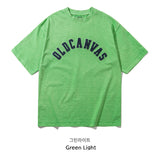 Old Canvas Pigment Short Sleeve T-shirts