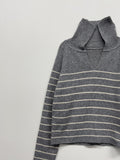 [Plan] Stripe Sailor Raglan Collar Knit