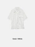 RN Open Collar Pocket Half Shirt